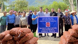 Caritas Hưng Hóa tiếp tục Hành trình Yêu thương: Hỗ trợ giống cây trồng khắc phục hậu quả bão lụt tại Lào Cai