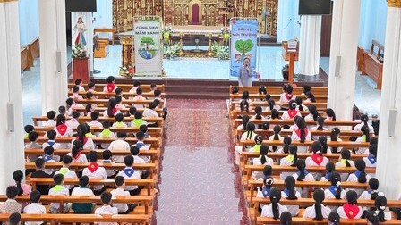 Truyền thông Bảo vệ môi trường tại giáo xứ Sản Đãng và Bằng Giã